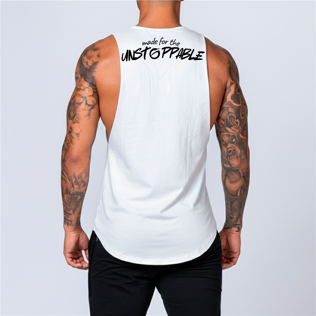 Camiseta deportiva sin mangas para hombre | Transpirable y de secado rápido