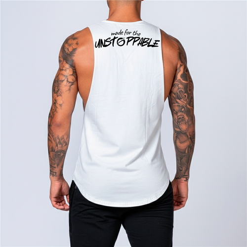 Camiseta deportiva sin mangas para hombre | Transpirable y de secado rápido
