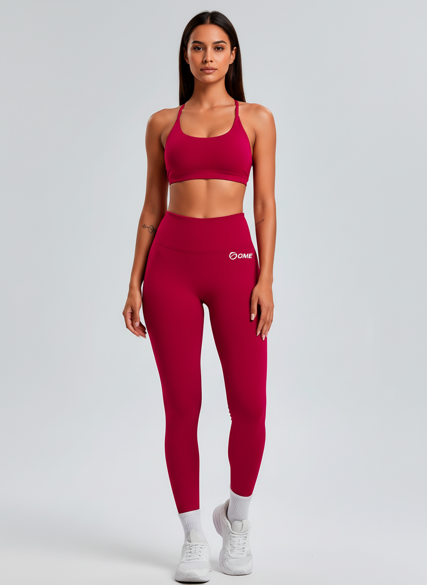 Conjunto Deportivo Mujer sin Costuras | Cintura Alta Push Up