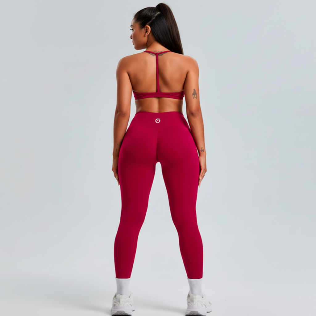 Conjunto Deportivo Mujer sin Costuras | Cintura Alta Push Up