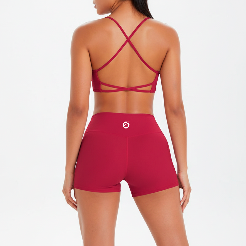 Conjunto Deportivo Mujer Push Up | Short Cintura Alta sin Costuras