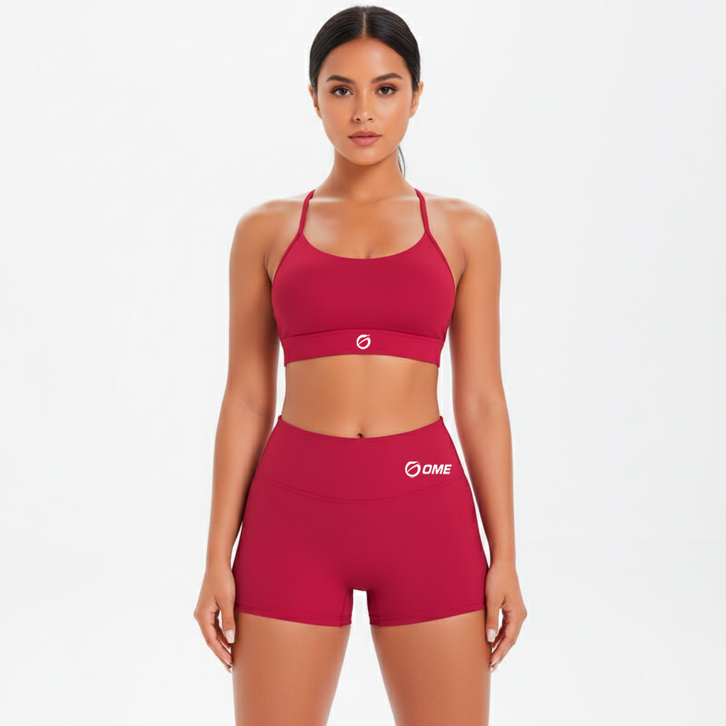 Conjunto Deportivo Mujer Push Up | Short Cintura Alta sin Costuras