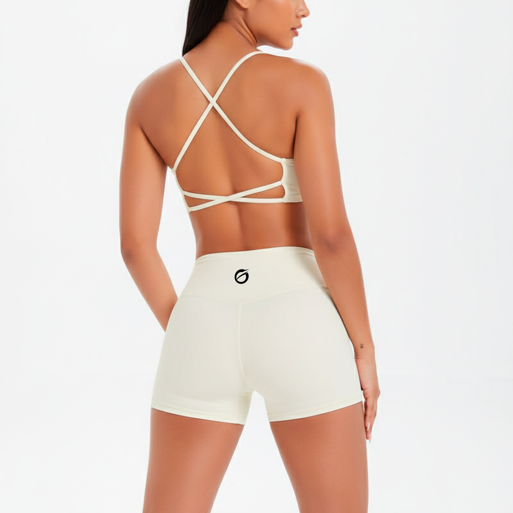 Conjunto Deportivo Mujer Push Up | Short Cintura Alta sin Costuras