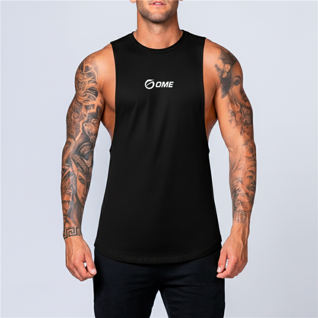 Camiseta deportiva sin mangas para hombre | Transpirable y de secado rápido