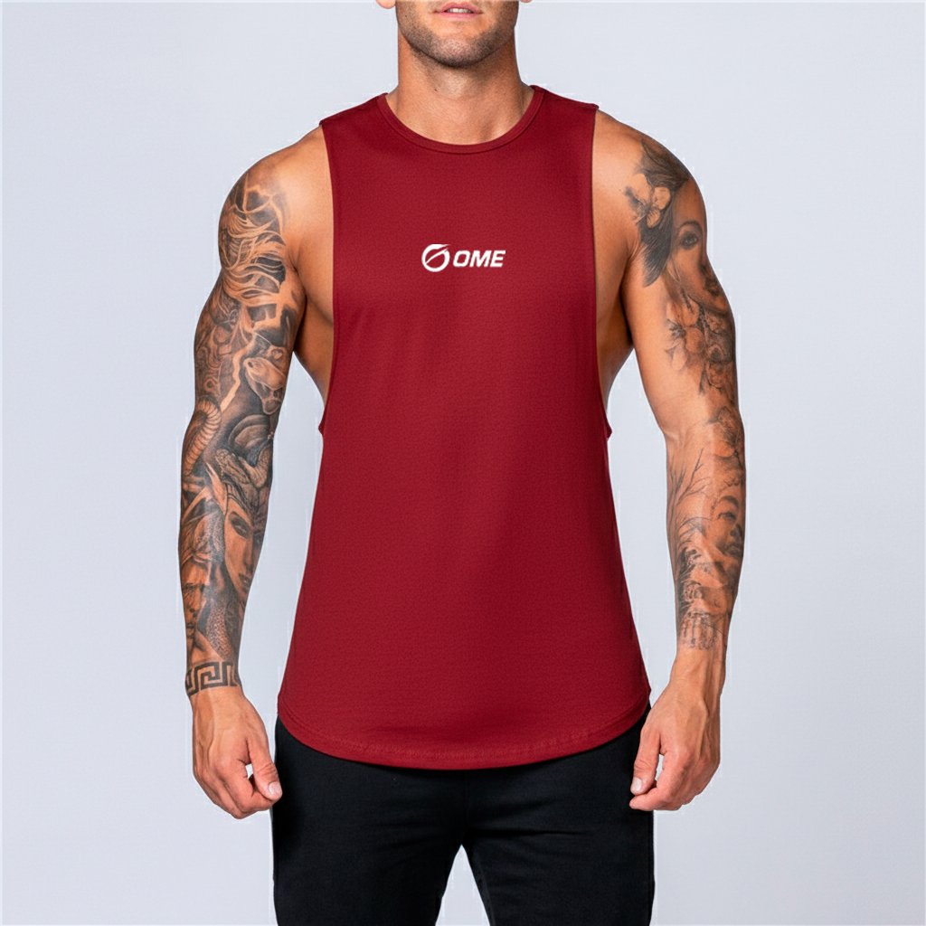 Camiseta deportiva sin mangas para hombre | Transpirable y de secado rápido