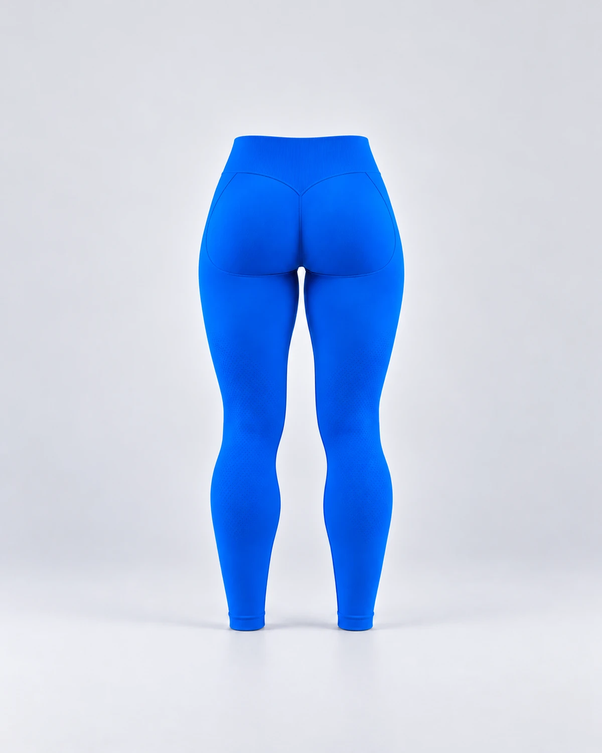 Mallas CALPE azules, vista trasera sin modelo.